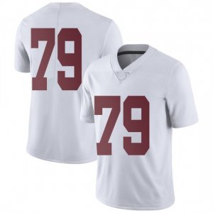 NCAA Men's Alabama Crimson Tide #79 Chris Owens Stitched College Nike Authentic No Name White Football Jersey LN17A72VJ